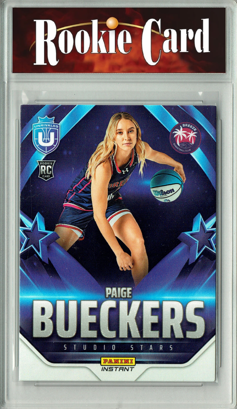Certified Mint+ Paige Bueckers 2026 Panini Instant #3 Unrivaled Studio Stars Rookie Card Breeze B.C.