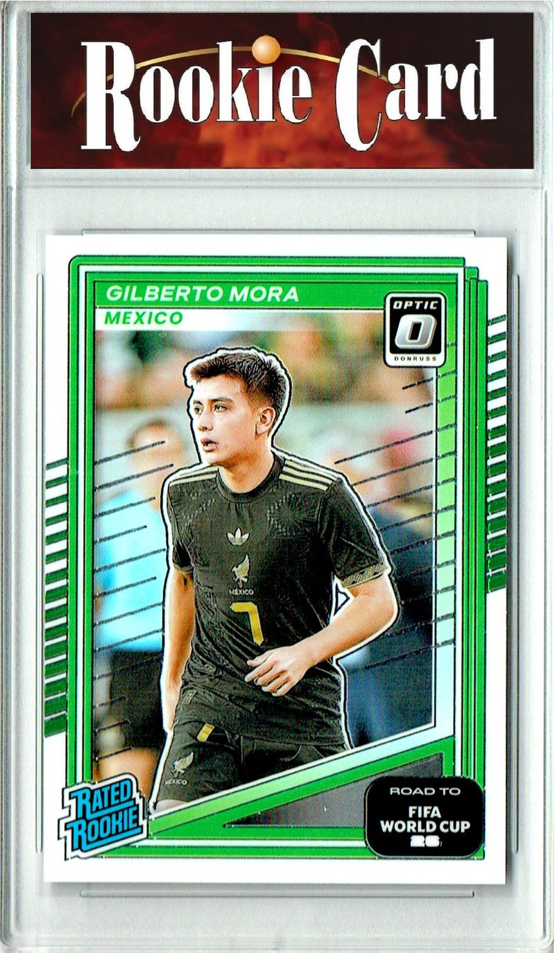 Gilberto Mora Rookie Card 2026 Donruss Optic #214 Mexico, Certified Mint+