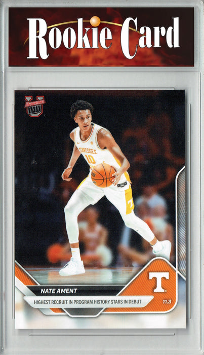 Certified Mint+ Nate Ament 2025 Bowman University Now #3 Shines in Debut Rookie Card Tennessee Volunteers