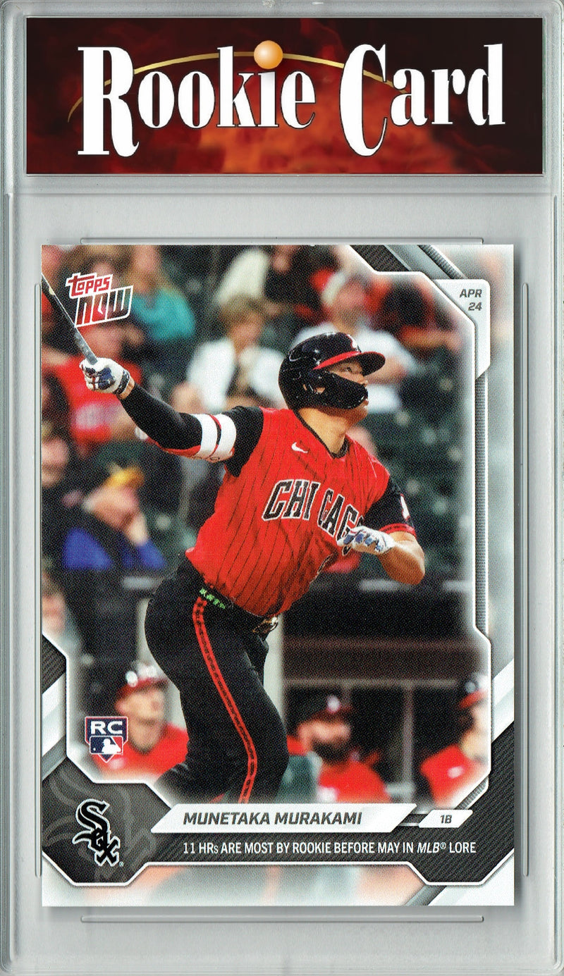 Munetaka Murakami Rookie Card Chicago White Sox Baseball Trading Card 2026 Topps Now #120 Certified Mint+