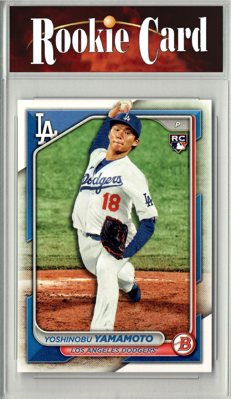 Yoshinubo Yamamoto Rookie Card 2024 Bowman #36 Los Angeles Dodgers Certified Mint+