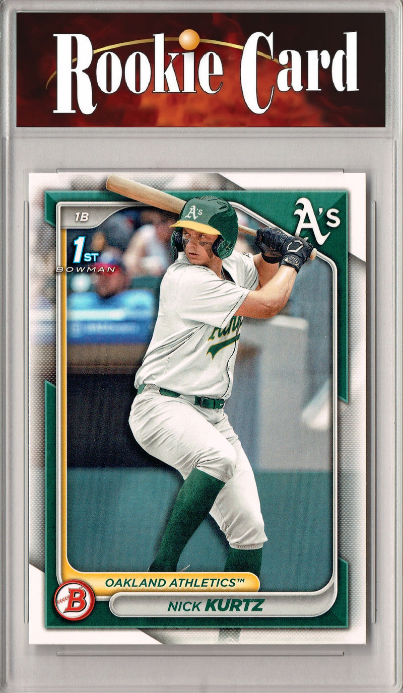 Nick Kurtz Rookie Card 2024 1st Bowman #BD-56 Oakland Athletics Certified Mint+