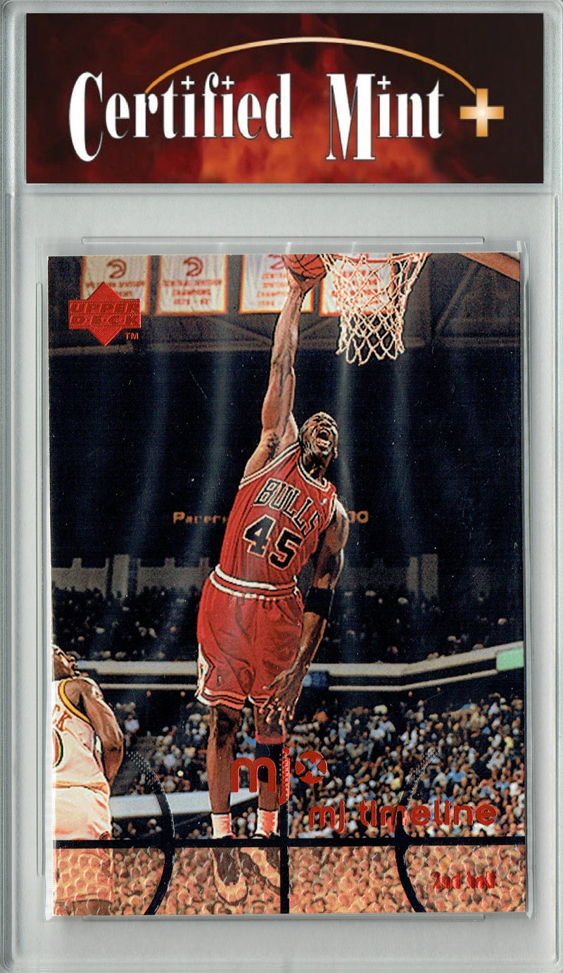 Michael Jordan Rare Trading Card 1998 Upper Deck #70 MJx Special Edition Chicago Bulls Certified Mint+
