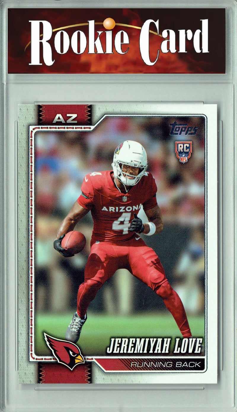 Jeremiyah Love Rookie Card 2026 Topps #309 Flagship, Certified Mint+ Condition, Arizona Cardinals Football