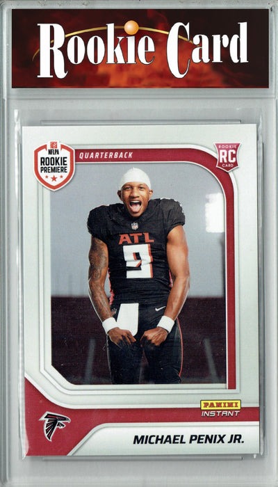 Certified Mint+ Michael Penix Jr. 2024 Panini Instant #RPSFL-23 First Look Rookie Card Atlanta Falcons