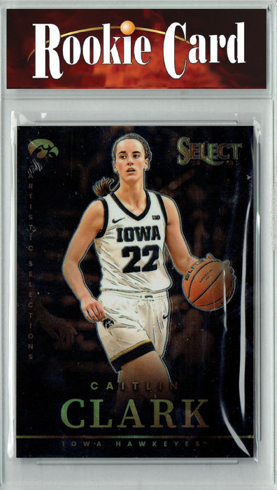 Certified Mint+ Caitlin Clark 2024 Panini #AS2 Select Chrome Rookie Card Iowa Hawkeyes