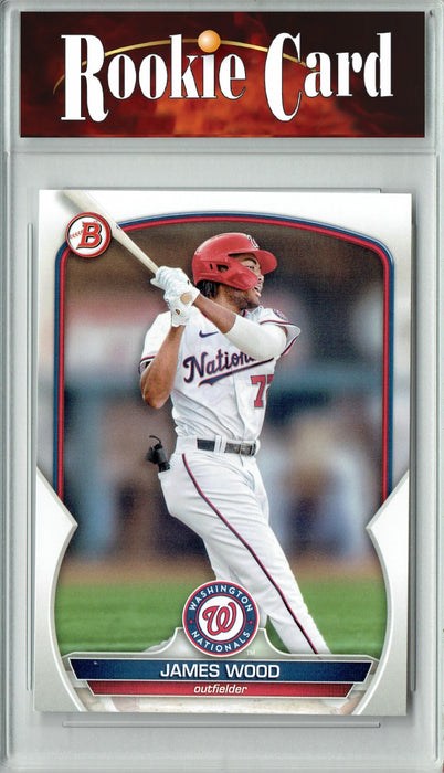 Certified Mint+ James Wood 2023 Bowman Prospects #BP-129 Rookie Card Washington Nationals