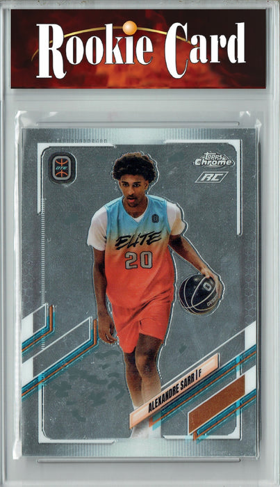 Certified Mint+ Alexandre Sarr 2022 Topps Chrome #13 Overtime Elite Rookie Card Washington Wizards