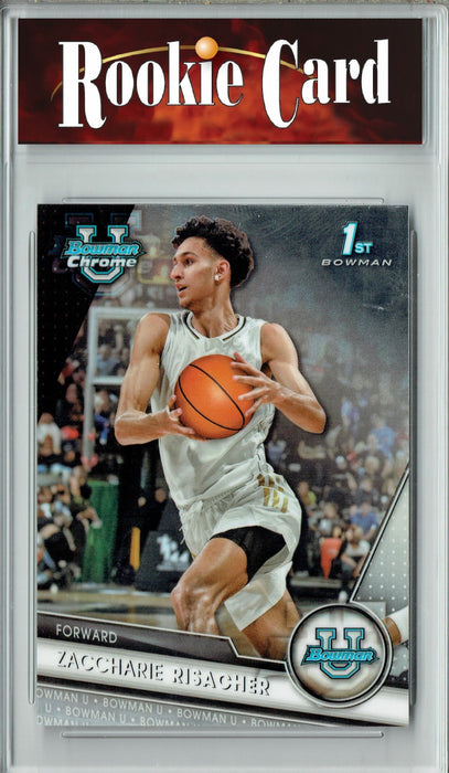 Certified Mint+ Zaccharie Risacher 2024 Bowman Draft Chrome #9 1st Bowman Rookie Card Atlanta Hawks