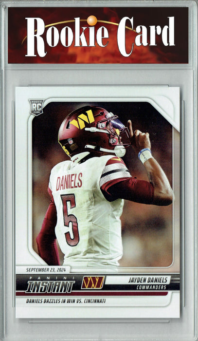 Certified Mint+ Jayden Daniels 2024 Panini Instant #54 Limited Edition Rookie Card Washington Commanders