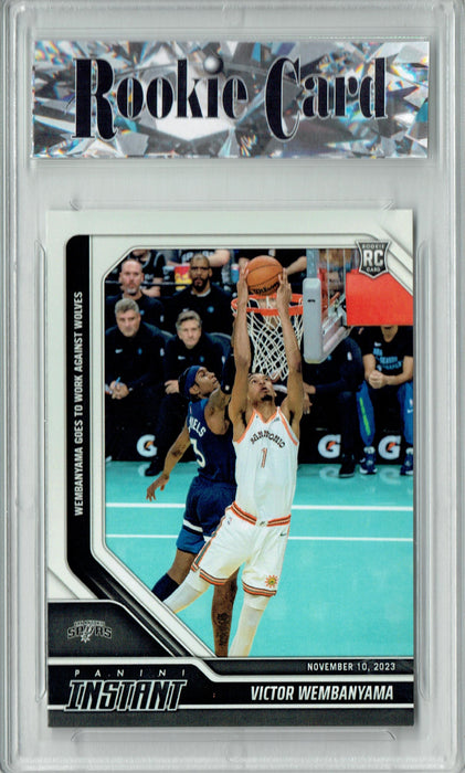 Certified Mint+ Victor Wembanyama 2023 Panini Instant #60 Goes to Work! 1 of 6522 Rookie Card