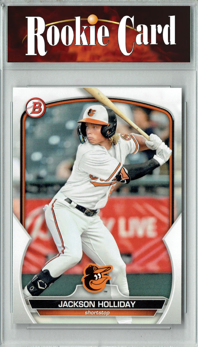 Certified Mint+ Jackson Holliday 2023 Bowman #BD118 Rookie Card Baltimore Orioles
