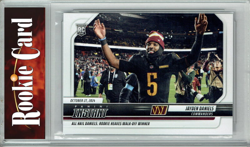 Certified Mint+ Jayden Daniels 2024 Panini Instant #112 1 of 2304 Made Rookie Card Washington Commanders