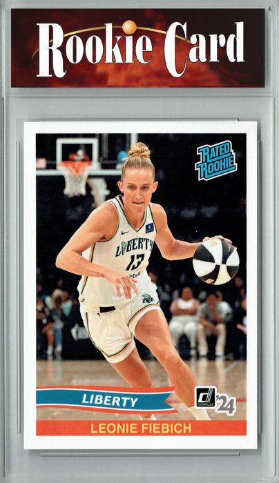 Certified Mint+ Leonie Fiebich 2024 Panini Instant #RRR-14 Retro Rated Rookie Rookie Card New York Liberty