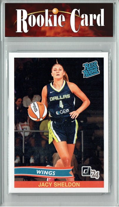 Certified Mint+ Jacy Sheldon 2024 Panini Instant #RRR-7 Retro Rated Rookie Rookie Card Dallas Wings