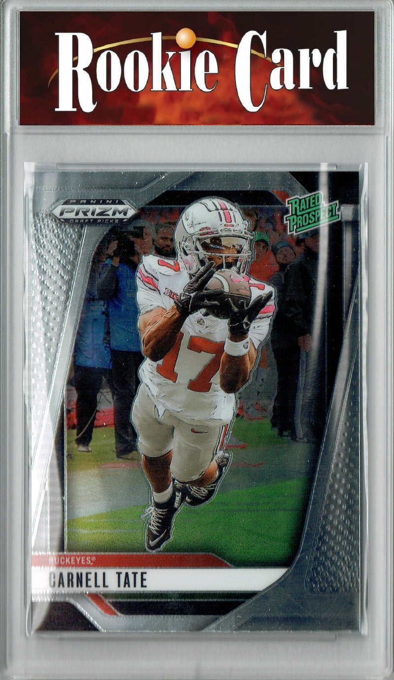 Certified Mint+ Carnell Tate 2025 Prizm #68 Rated Rookie Card Ohio State
