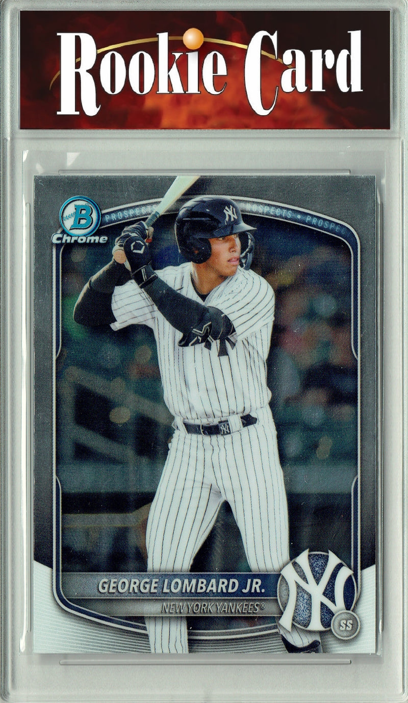 Certified Mint+ George Leonard Jr. 2025 Bowman Chrome #BDC-43 Rookie Card New York Yankees