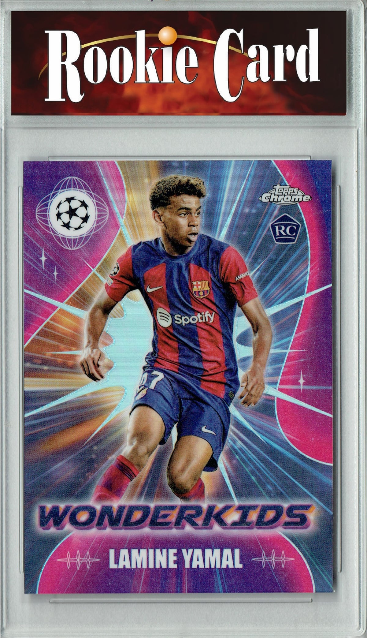 Certified Mint+ Lamine Yamal 2023-24 Topps Chrome #WK-3 Wonderkids