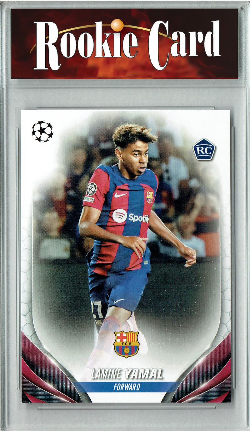 Certified Mint+ Lamine Yamal 2023-24 Topps #64 Only Sixteen Rookie Card Barcelona