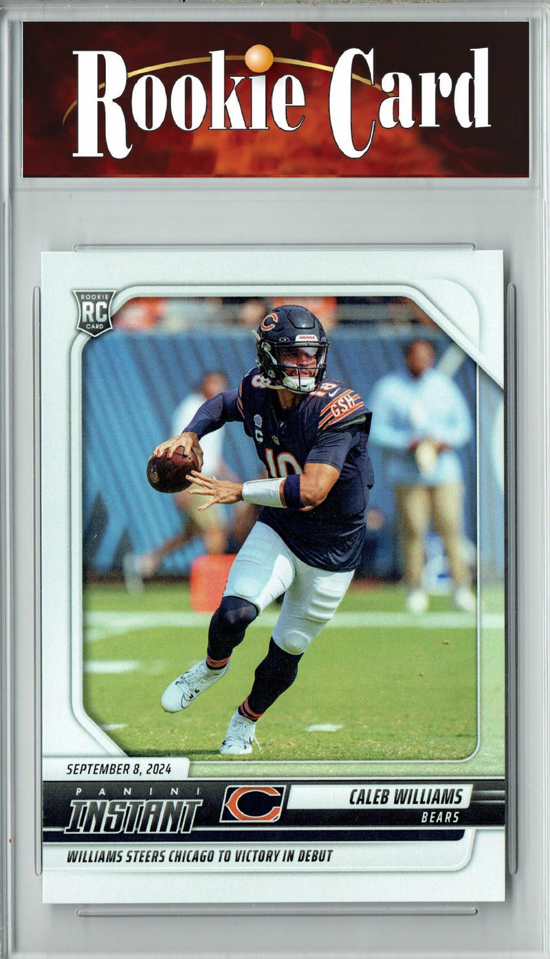 Certified Mint+ Caleb Williams 2024 Panini Instant #26 TD Victory in Debut Rookie Card Chicago Bears