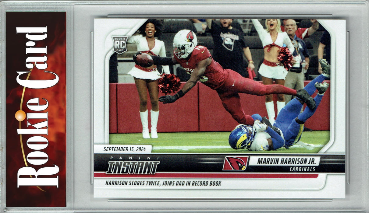 Certified Mint+ Marvin Harrison Jr. 2024 Panini Instant #42 Only 2327 Made! Rookie Card Arizona Cardinals