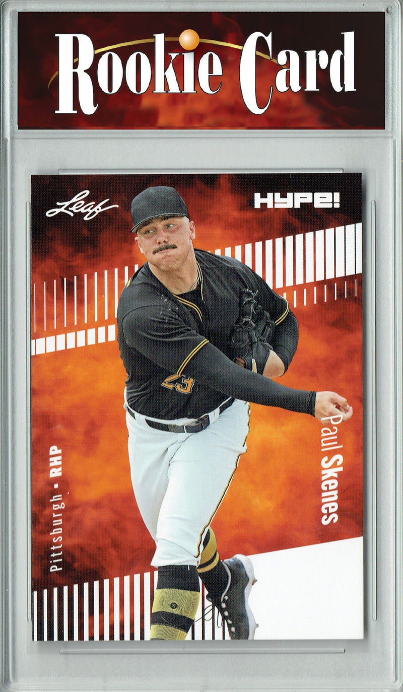 Certified Mint+ Paul Skenes 2023 Leaf HYPE #132 Only 5000 Made Rookie Card Pittsburgh Pirates