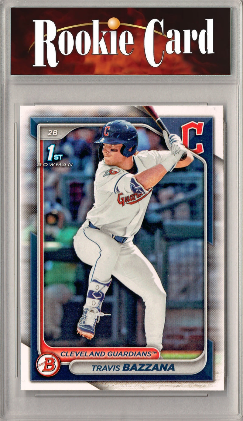 Certified Mint+ Travis Bazzana 2024 1st Bowman Draft #BD-1 Rookie Card Cleveland Guardians