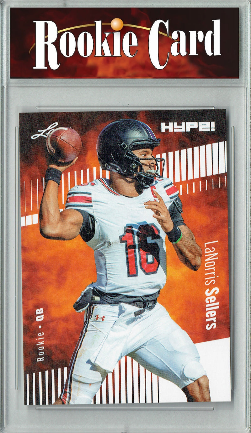 LaNorris Sellers Rookie Card South Carolina Football Trading Card 2025 Leaf HYPE! #185 Only 5k Made  Certified Mint+