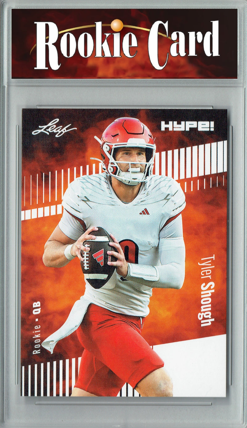 Tyler Shough Rookie Card New Orleans Football Trading Card 2025 Leaf HYPE! #188 Only 5k Made  Certified Mint+