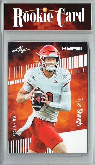 Certified Mint+ Tyler Shough 2025 Leaf HYPE! #188 Only 5k Made Rookie Card New Orleans Saints