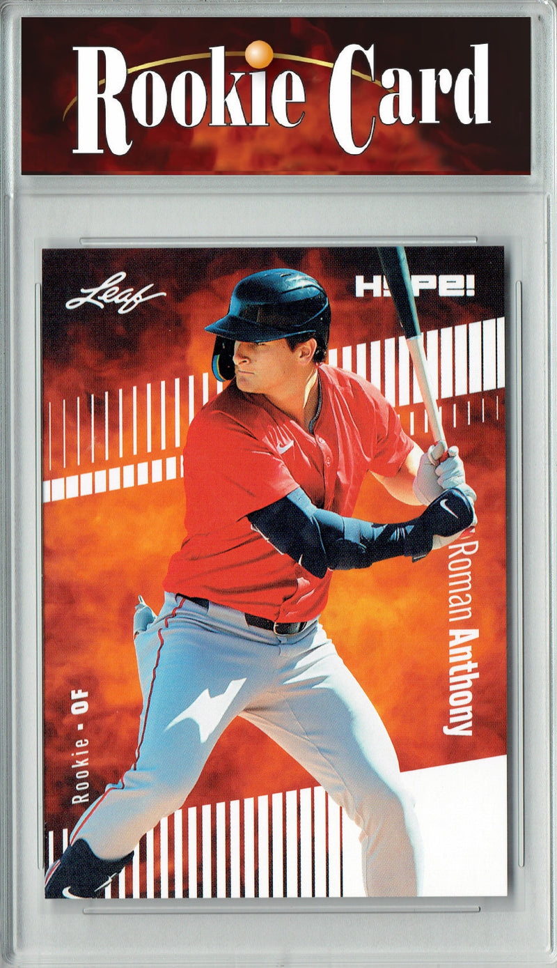 Certified Mint+ Roman Anthony 2024 Leaf HYPE! #177 Only 5k Made Rookie Card Boston Red Sox