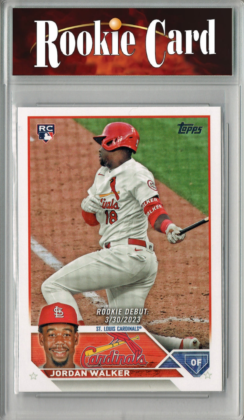 Certified Mint+ Jordan Walker 2023 Topps #US-122 Update Rookie Card St. Louis Cardinals