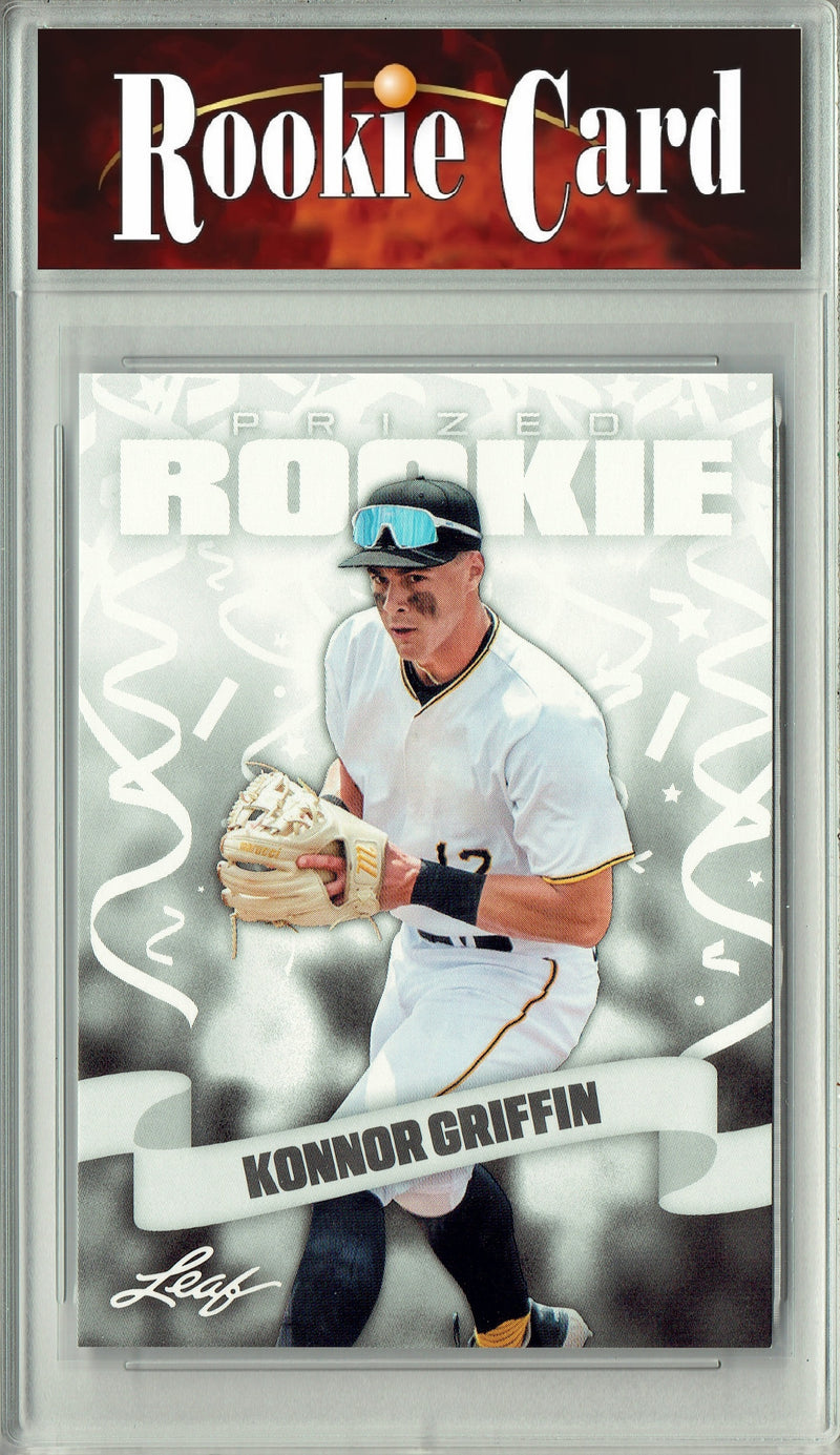 Certified Mint+ Konnor Griffin 2024 Leaf #13 Prized Rookie Card Pittsburgh Pirates