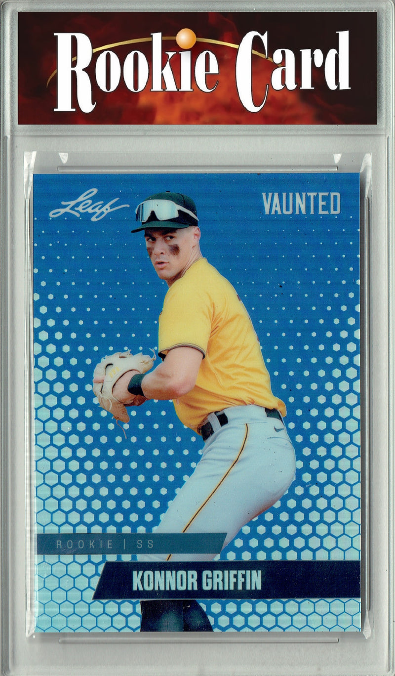 Certified Mint+ Konnor Griffin 2024 Leaf Vaunted Metal #VM-21 Blue 20 Made Rookie Card Pittsburgh Pirates