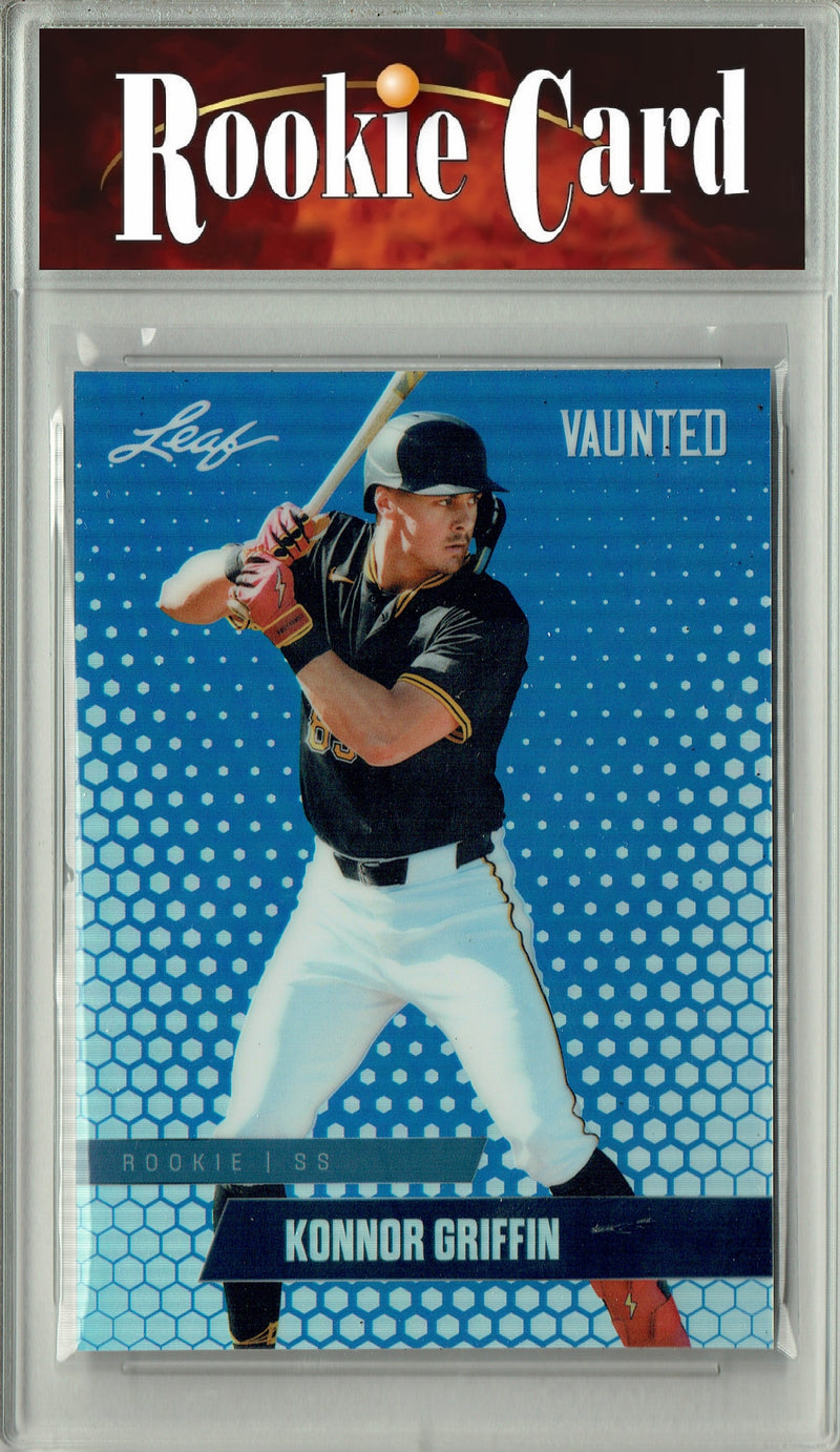 Certified Mint+ Konnor Griffin 2024 Leaf Vaunted Metal #VM-22 Blue 20 Made Rookie Card Pittsburgh Pirates