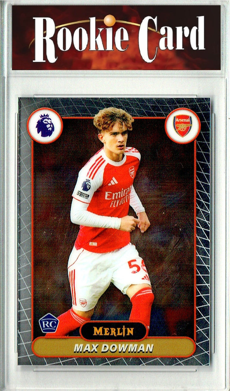 Max Dowman Rookie Card 2025 Merlin #20, Certified Mint+ Condition, Arsenal