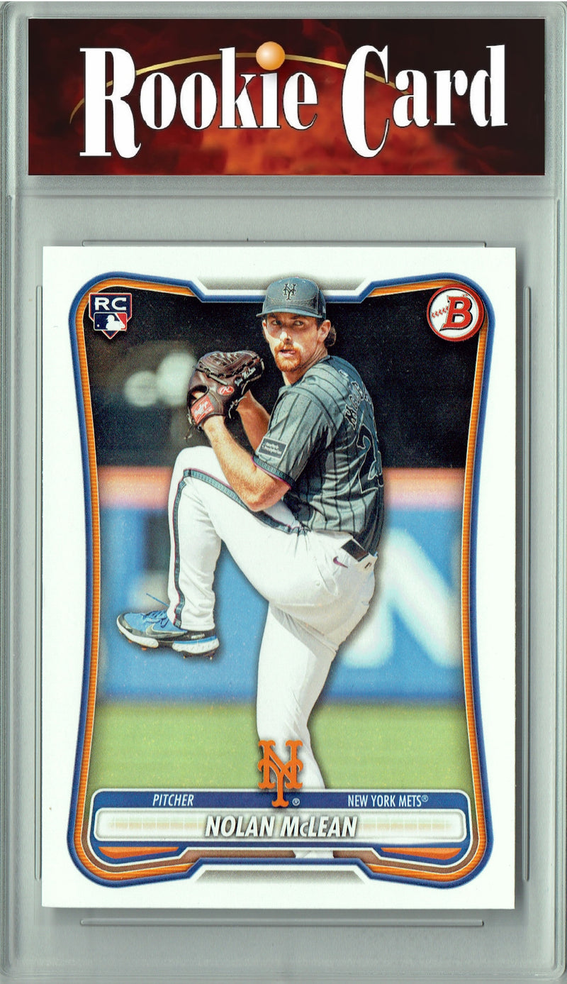 Nolan McLean Rookie Card 2026 Bowman #85 New York Mets Certified Mint+