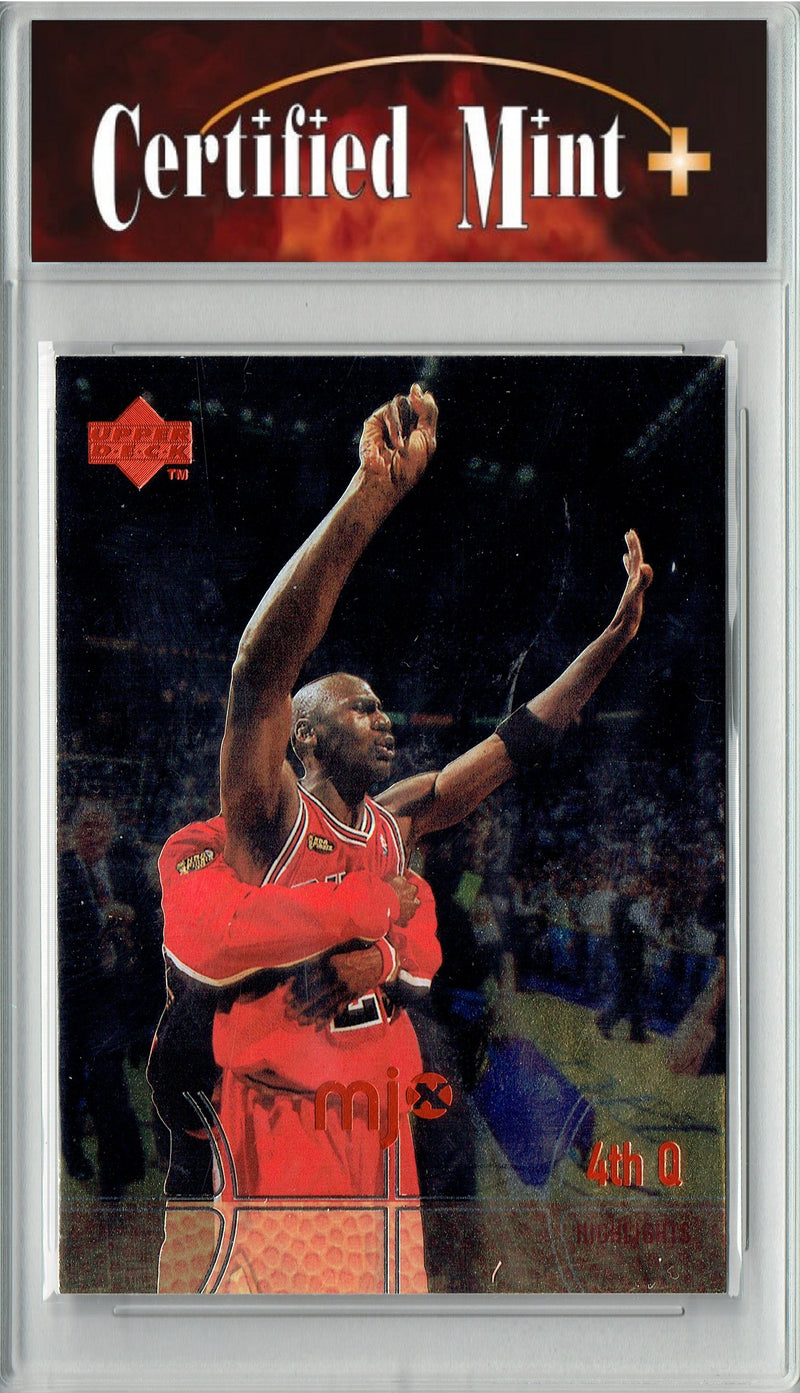 Michael Jordan Rare Trading Card 1998 Upper Deck #122 MJx Special Edition Chicago Bulls Certified Mint+