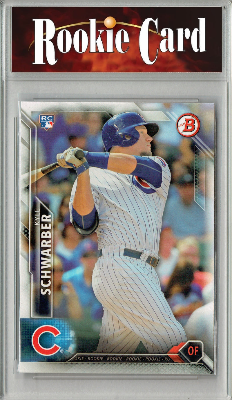 Certified Mint+ Kyle Schwarber 2016 Bowman #122 TRUE Rookie Card Chicago Cubs