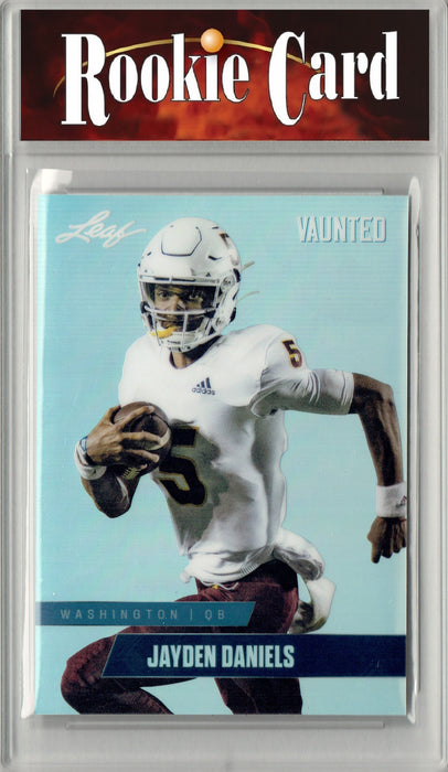 Certified Mint+ Jayden Daniels 2024 Leaf Vaunted Metal #VM-07 Silver 25 Made Rookie Card Washington Commanders