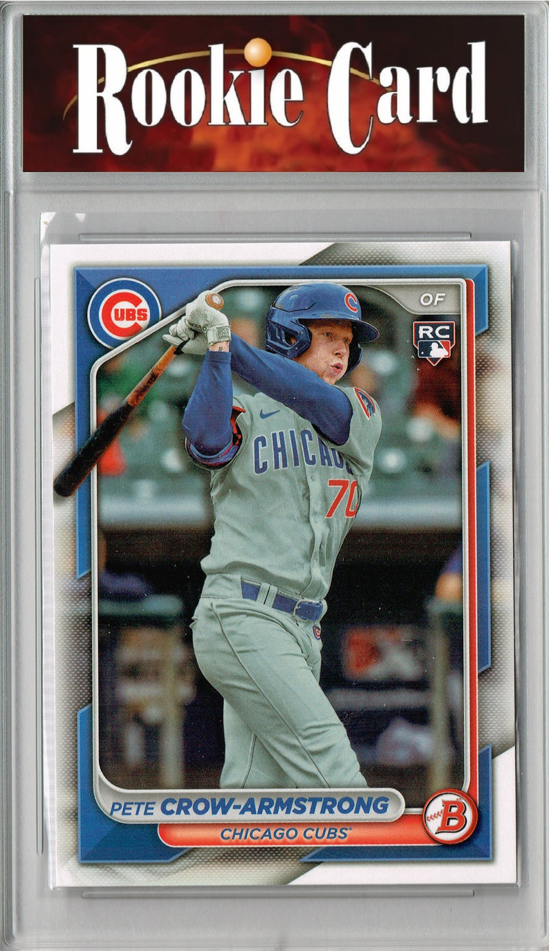 Certified Mint+ Pete Crow-Armstrong 2024 Bowman #85 Cubs Rookie Card Chicago Cubs