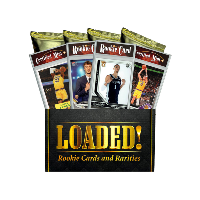 LOADED! Lock Basketball Collector's Box: 4 Certified Mint+ Rookie Cards - Victor Wembanyama, Cooper Flagg, LeBron James, Luka Doncic