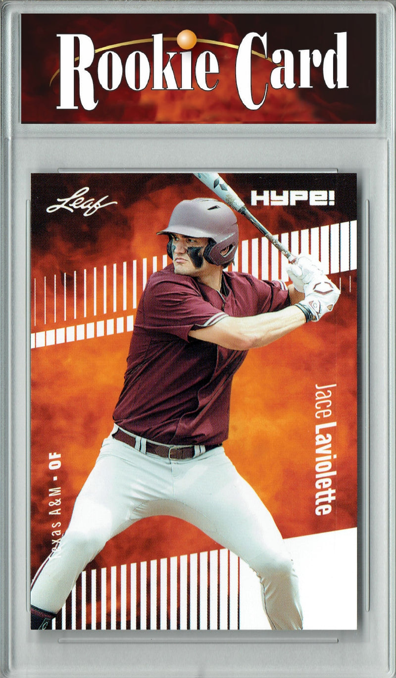 Certified Mint+ Jace LaViolette 2024 Leaf HYPE! #161 Only 5000 Made Rookie Card Texas A&M