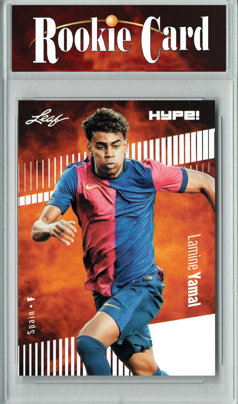 Certified Mint+ Lamine Yamal 2024 Leaf HYPE! #164 Only 5000 Made Rookie Card Barcelona F.C.