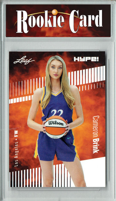 Certified Mint+ Cameron Brink 2024 Leaf HYPE! #159 Only 5000 Made Rookie Card Los Angeles Sparks