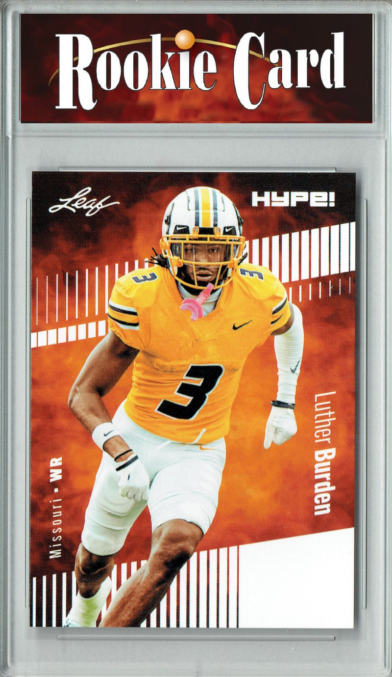Certified Mint+ Luther Burden 2024 Leaf HYPE! #167 Only 5000 Made Rookie Card Missouri