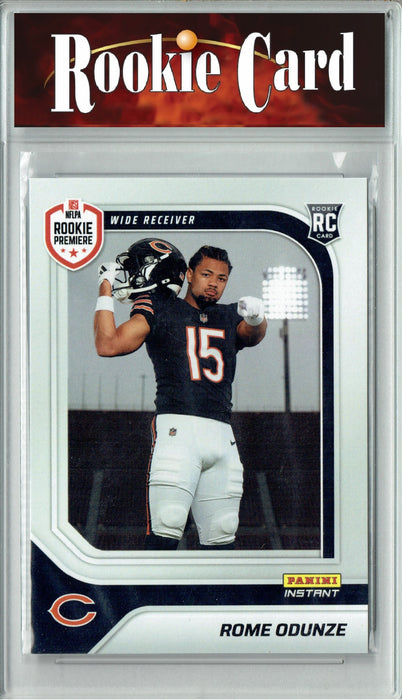 Certified Mint+ Rome Odunze 2024 Panini Instant #RPSFL-27 First Look Rookie Card Chicago Bears