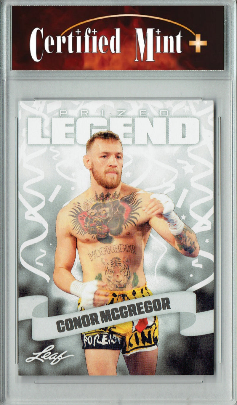 Certified Mint+ Connor McGregor 2023 Leaf #2 Legends Edition Rare Trading Card Ireland