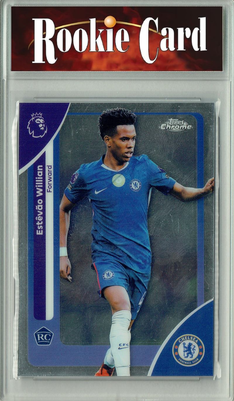 Certified Mint+ Estevao Willian 2025 Topps Chrome #68 Rookie Card Chelsea FC