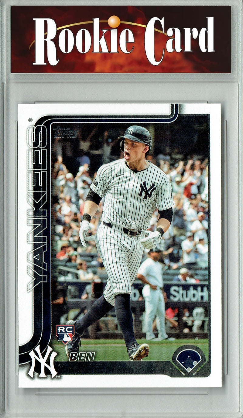 Certified Mint+ Ben Rice 2025 Topps #337 Rookie Card New York Yankees
